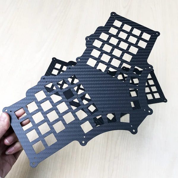 RJX Custom Mechanical Keyboard 3k Real Carbon Fiber sheet Plate