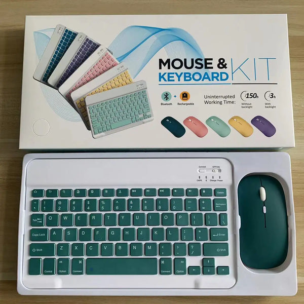 Manufacturers Wireless Keyboard and Mouse Mini Rechargeable Spanish With Mouse Russian For PC Tablet Phone