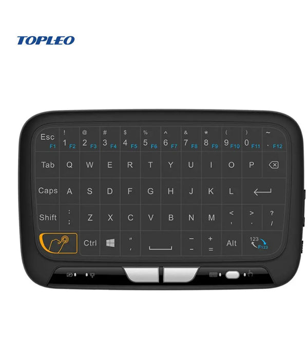 Mini H18 keyboard 2.4g touchpad mini keyboard H18 2.4g wireless remote control PC smart TV notebooks From Topleo