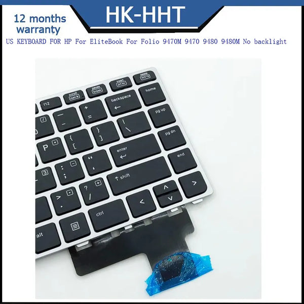 HK-HHT laptop US keyboard for HP EliteBook For Folio 9470M 9470 9480 9480M No backlight