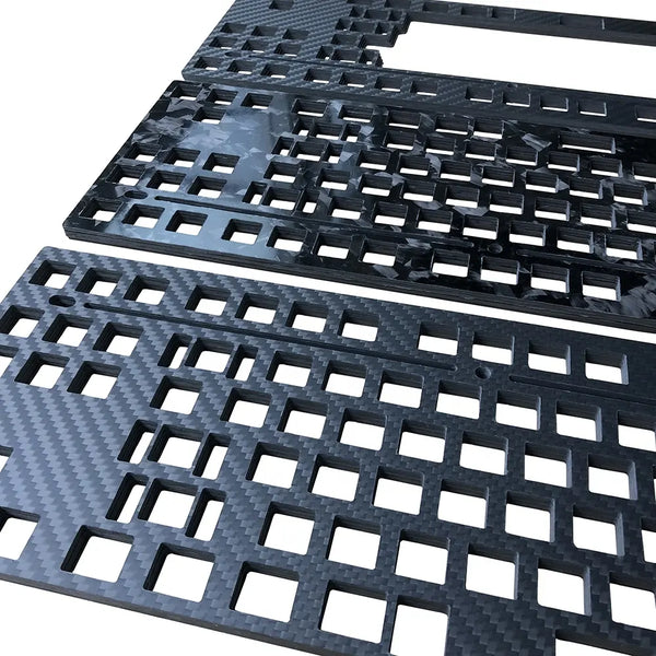 RJX Custom Mechanical Keyboard 3k Real Carbon Fiber sheet Plate