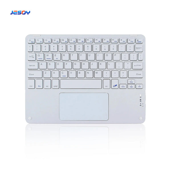 78 Keys Metal Touchpad With Tablets Laptop Smartphone Bluetooth Mini Wireless For Ipad Pro Air 4 11 10.9 Inch