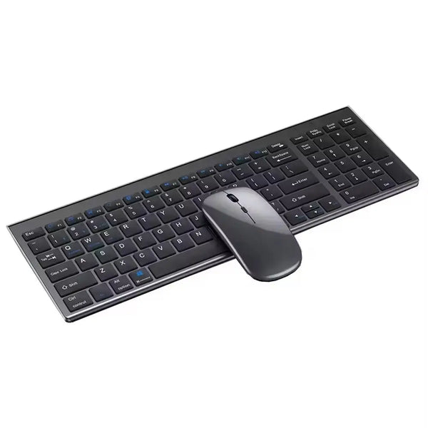 2024 Rechargeable office wireless 2.4g keyboard and mouse combo business style rechargeable