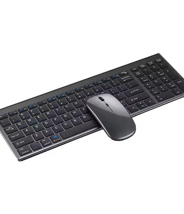 2024 Rechargeable office wireless 2.4g keyboard and mouse combo business style rechargeable