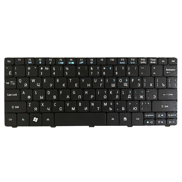 Wholesale New RU Russian Laptop Keyboard For Acer Aspire One 532h 521 522 533 D255 D257 D260 D270 Nav50 LT21 LT32 RU Black