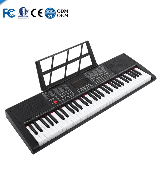 USB MP3 digital keyboard piano 61 keys musical instruments synthesizer China pianos for beginners