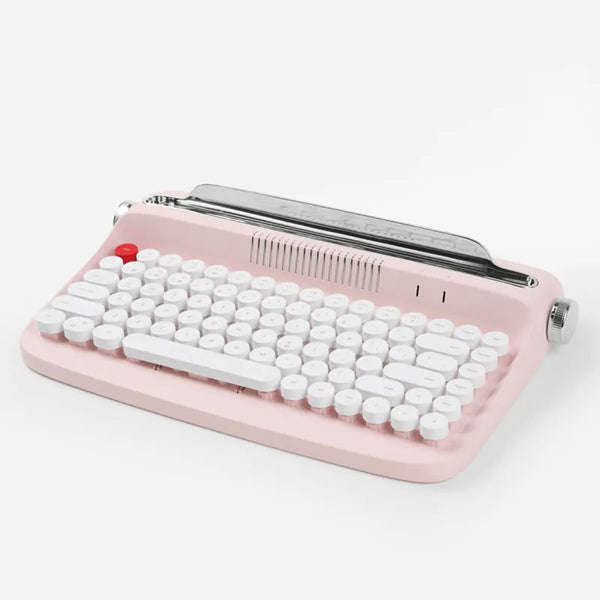 Bluetooth Wireless Office Typewriter Feel Keyboard Tablet PC Fashion Retro Round Retro Typewriter Mechanical Wireless