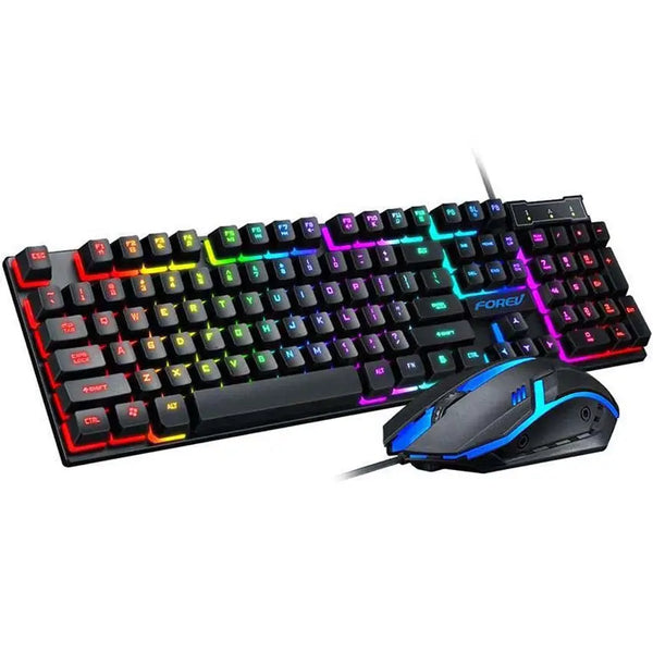 High Quality Wired Slim Gaming Mouse Keyboard Set RGB Backlit gaming mouse combo Computer Mouse and Gamer