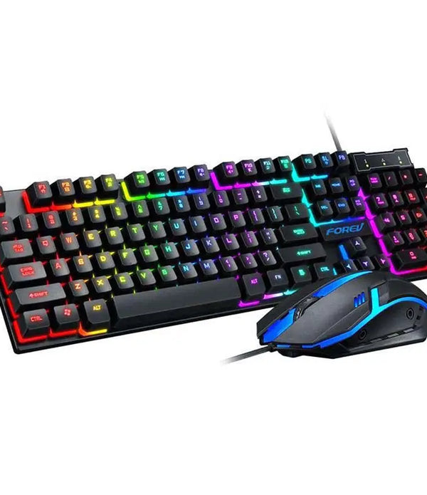 High Quality Wired Slim Gaming Mouse Keyboard Set RGB Backlit gaming mouse combo Computer Mouse and Gamer