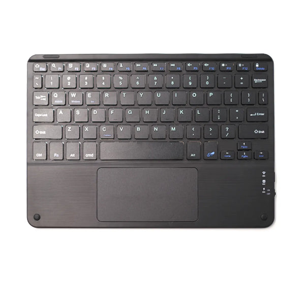 Factory direct sales bluetooth keyboard with touchpad suitable for ipad and can place capacitive pen