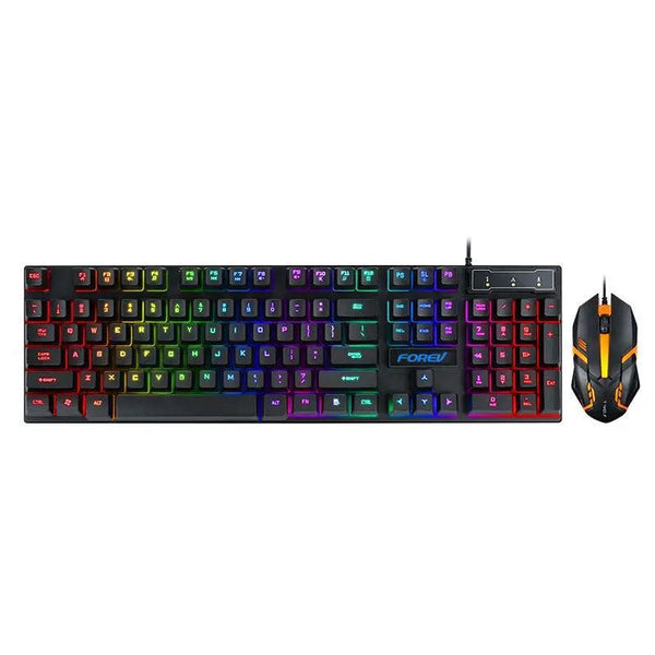 High Quality Wired Slim Gaming Mouse Keyboard Set RGB Backlit gaming mouse combo Computer Mouse and Gamer