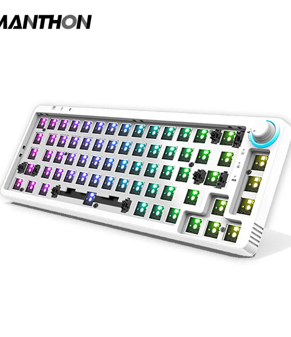 OEM Wireless BT 2.4G Mechanical Keyboard Kit 68 Ergonomics Knob Feker 680 Tm680 Kit DIY Hot Swap Custom