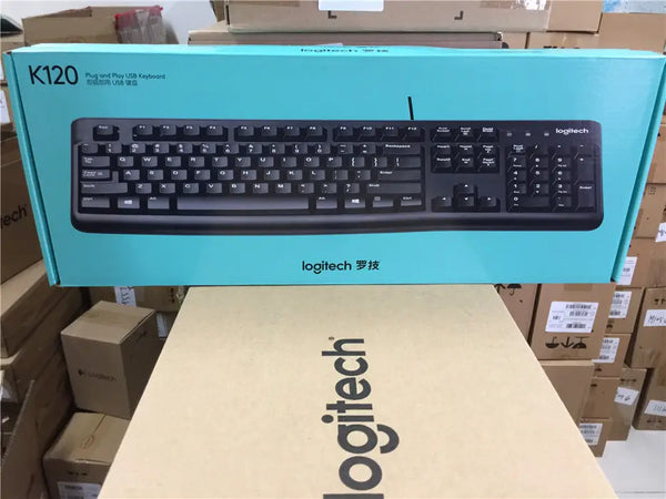 100% Original Logitech K120 Plus Craft Keyboard For PC TV laptop