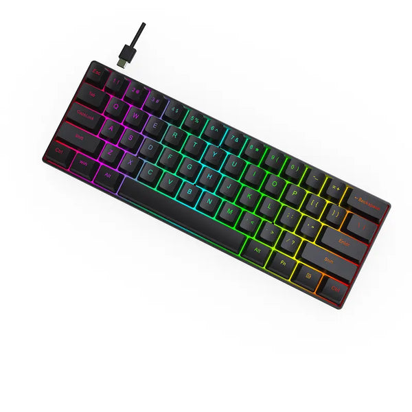 High-quality the best rgb PC Mechanical Gaming 60% mechanical 68KEYS gaming