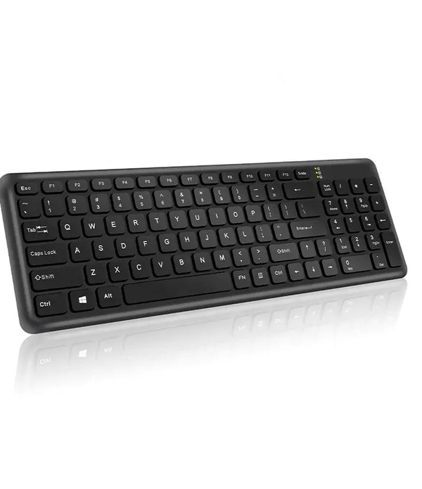 2024 Ultra Slim Computer Keyboard 96 Keys Chocolate Keys Wireless Home Office USB gaming for Laptop