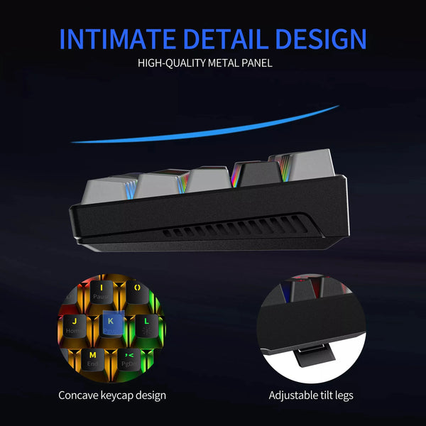 2023 Mechanical Keyboard RGB backlit mechinal hot swappable mechanical gaming for pc computer laptop gaming