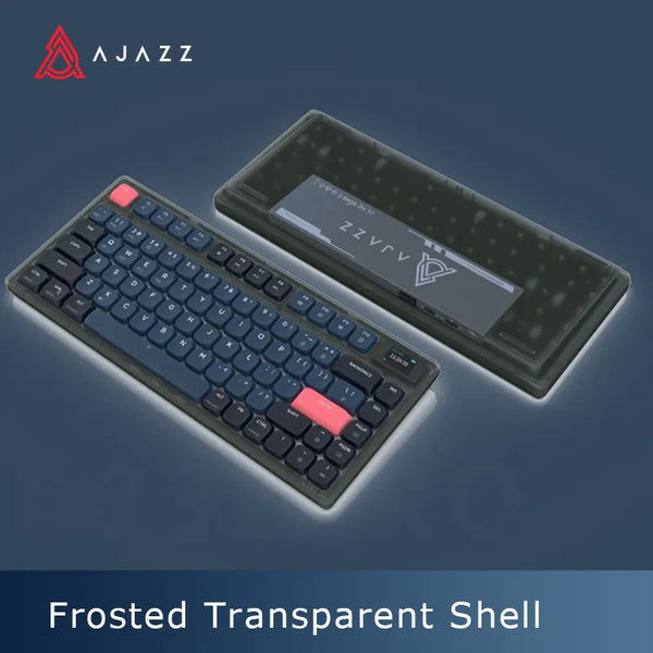 Ajazz AK832Pro 81Keys With TFT Color Screen Wireless BT Three-Mode Low Profile Switch For Office