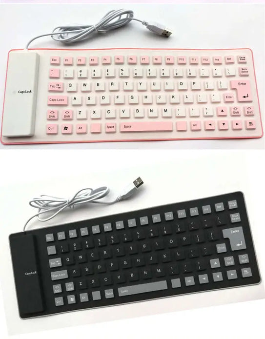 New 88 Keys Portable Waterproof Wired Flexible Soft Silicone USB For PC Wholesale