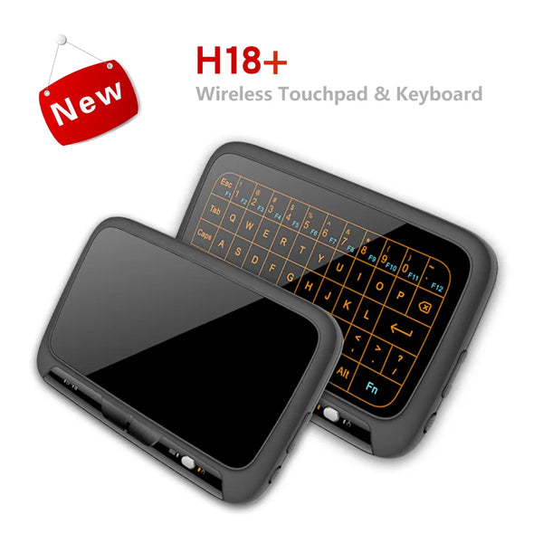 H18+ 2.4g RF keyboard touch wireless keyboard with touchpad