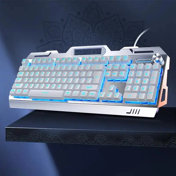 Desktop Wired Gaming Keyboard Mouse Combos 104 Keys Mechanical Feel Mouse Combos