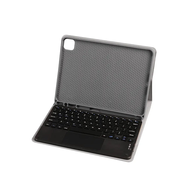 Factory direct sales bluetooth keyboard with touchpad suitable for ipad and can place capacitive pen