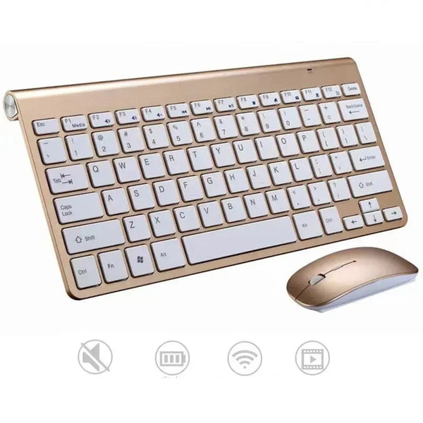 2.4G Wireless keyboard and mouse portable mini mouse combo set for notebook laptop mac desktop PC computer smart TV