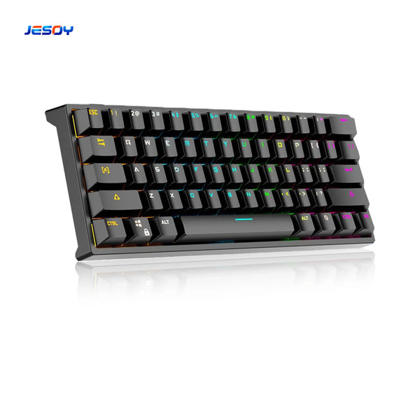 Custom Computer Laptop 61 Keys Mini Led Rgb Backlight 60 Keycaps Percent Gaming Mechanical