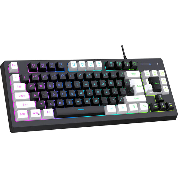 G69 mechanical feel esports RGB 87 keys computer office USB wired gaming