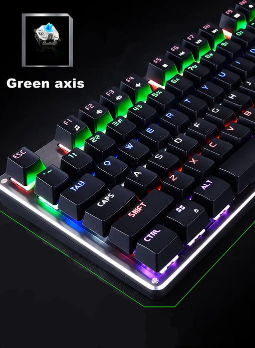 LED backlit Mechanical Gaming keyboard