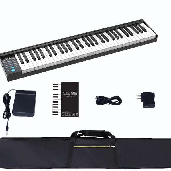 Konix Electronic Cheapest Piano Keyboard Usb Battery Music Piano Professional Mid 61 Keys Musical Instrument