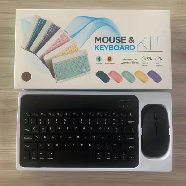 Manufacturers Wireless Keyboard and Mouse Mini Rechargeable Spanish With Mouse Russian For PC Tablet Phone