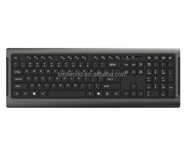 2017 2.4g Wireless Usb Computer Keyboard for European Market Office Use Laptop