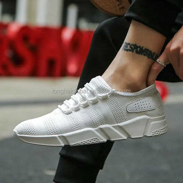 Fashionable Cheap Sport Shoes cool man shoes with black white gray colors