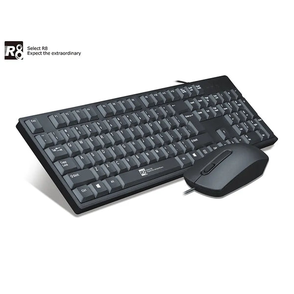 Factory Professional Durable Wired Keyboard And Mouse Combo Ergonomic Design Mouse Set For Office Teclado y Mouse