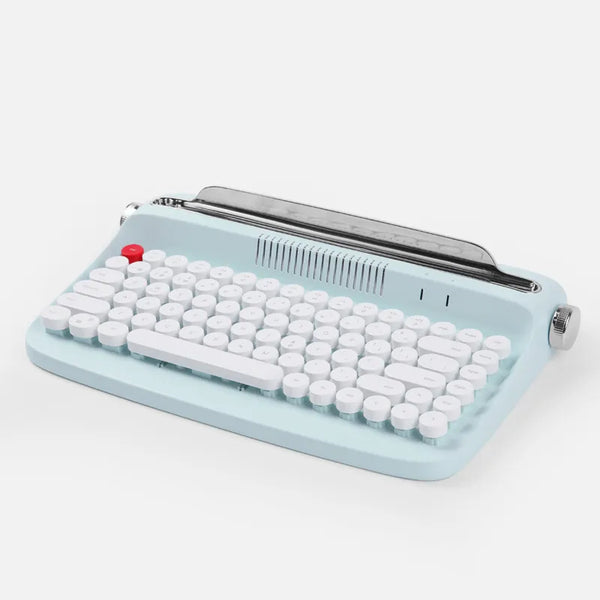 Bluetooth Wireless Office Typewriter Feel Keyboard Tablet PC Fashion Retro Round Retro Typewriter Mechanical Wireless