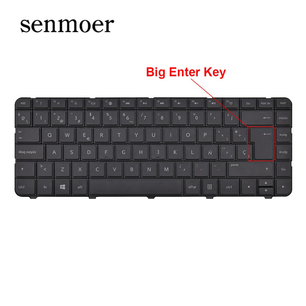 China factory New SP layout laptop keyboard for HP Pavilion G4 G4-1000 G6-1000 CQ43 G43 CQ43-100 CQ57 CQ58 430