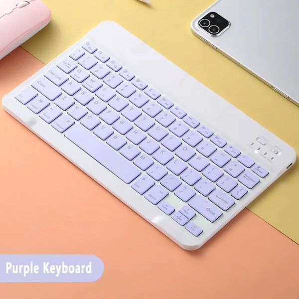 Mini portable pink keyboard for tablet 10 inch blue tooth arabic for xiaomi mobiles and ipad Iphone