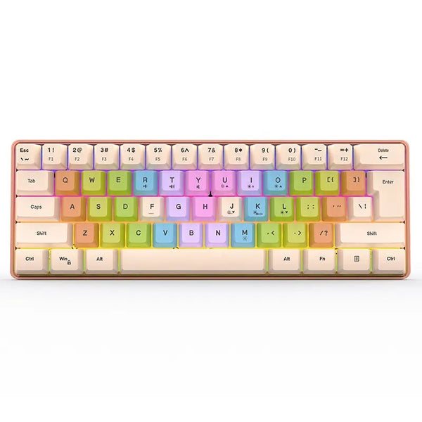 RGB Backlight Wired Hot-Swappable Keypads Gaming Mechanical