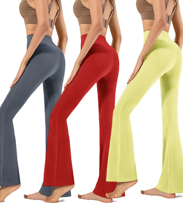 Custom Wholesale Custom Wide Leg Yoga Leggings Women 1 Plus Size Gym Activewear Wear It Outside Flared Yoga