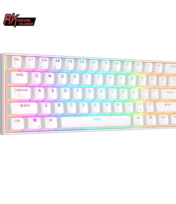 Overseas warehouse Royal Kludge rk61 61 keys 60% computer gamer wireless mechanical clavier backlit rgb gaming mechanic