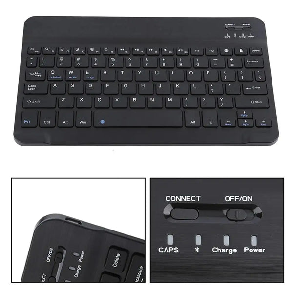 Factory wholesale Universal Mini Slim Wireless Keyboard For Ipad 10inch Bt