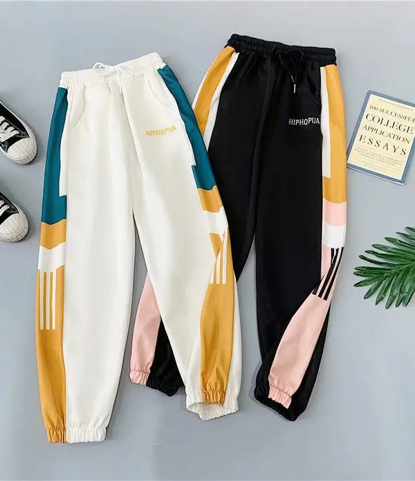 2021New Women Casual Trousers Jogger Pants Loose Streetpants High Waist Pockets Trousers Female Plus Size Sport