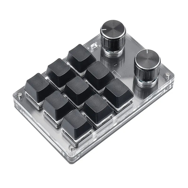 Wired / Wireless USB Custom Mechanical with Knob Volume Button Knob Programming Macro Gaming Hotswap Keypad