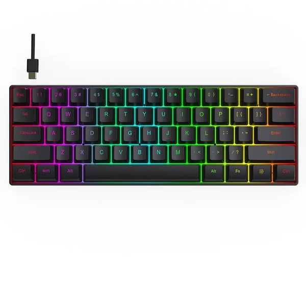 High-quality the best rgb PC Mechanical Gaming 60% mechanical 68KEYS gaming