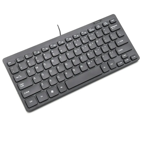 Factory Price 78 Keys Mini White Wired Keyboard For PC and Laptop