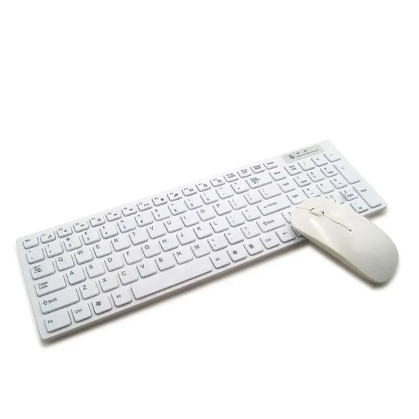 Hot Sell Multimedia 104 Key 2.4G Wireless Keyboard and Mouse Combo Set with Numeric Keypad