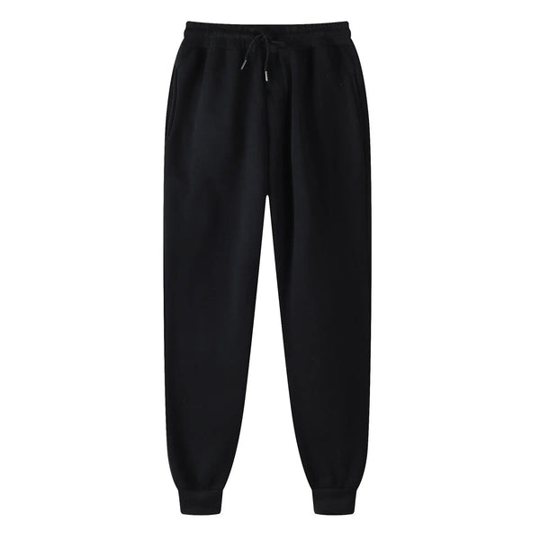 Customized Men Premium Sweat pant With Elastic Ankles Cotton Plus Size Men's Jogger Trousers Solid Tapered Gym Track