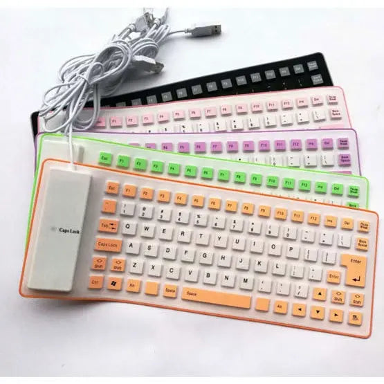 New 88 Keys Portable Waterproof Wired Flexible Soft Silicone USB For PC Wholesale