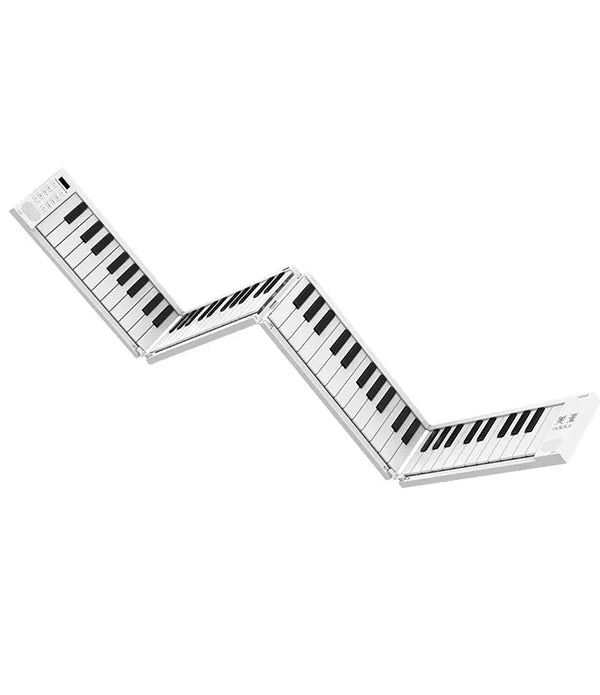 midiplus Folding piano 88 Digital Music Instrument 88 Keys White Black Portable Fold Splicing Piano Organ Electronic