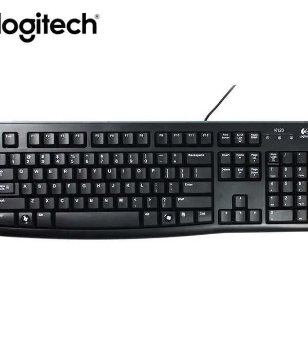 100% Original Logitech K120 Plus Craft Keyboard For PC TV laptop